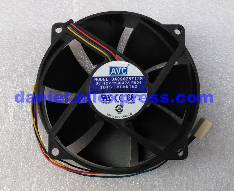 

Original 9025 round 4-wire ball cooling fan da09025t12m 0.42a