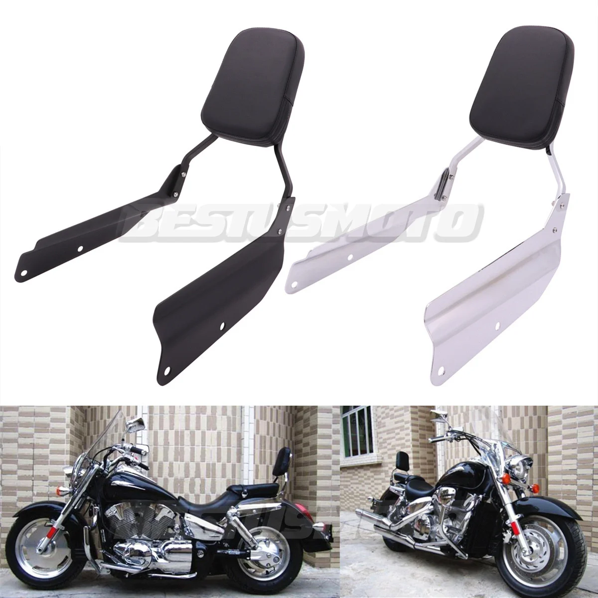 

Motorcycle Backrest Sissy Bar For Honda VTX1300 VTX1800 VTX1300R VTX1300S VTX1300T VTX1300N VTX1800R VTX1800S VTX1800T VTX1800N