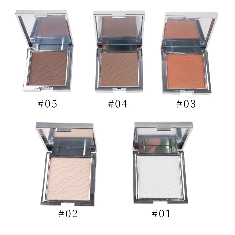 Wholesale Matte Brown Bronzer Contouring For Face Soft Powder Texture Easy to Blend Professional Private Label Cosmetics