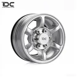 1.55inch Metal Beadlock Wheels & Cap for 1/10 Remote Control RC Crawler Cars CNC Machined Aluminum (PAJERO ) 6061 T6 Alu7075