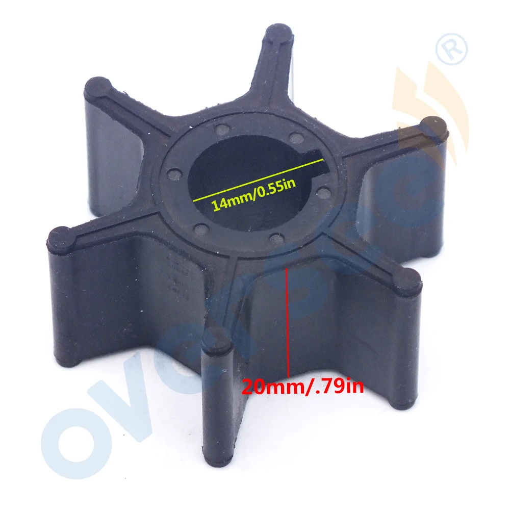 17461-92D01 Impeller For Suzuki Outboard Motor Parts   Water Pump Impeller 17461-92D02 17461-92D00 18-3000