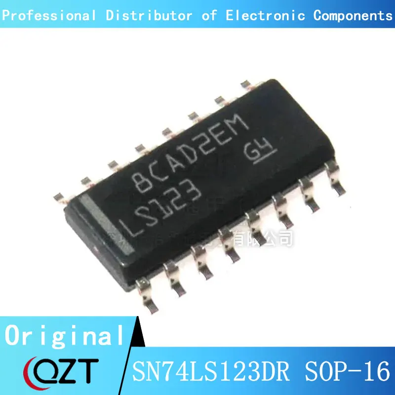 10pcs/lot SN74LS123DR LS123 SMD SOP-16 multi-frequency oscillator logic IC chip New spot