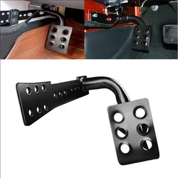 Metal Car Pedal Left Foot Rest Pedal Dead Pedal Footrest Kick Panel For JEEP Wrangler JK JKU 2007-2017
