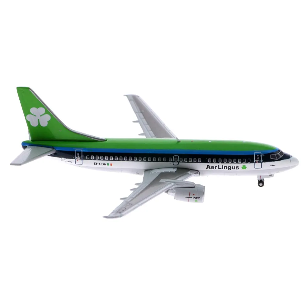 1:400 Alloy Collectible Plane JC Wings XX4884 Aer Lingus Airlines Boeing B737-500 Diecast Aircraft Jet Model EI-CDA With Stand