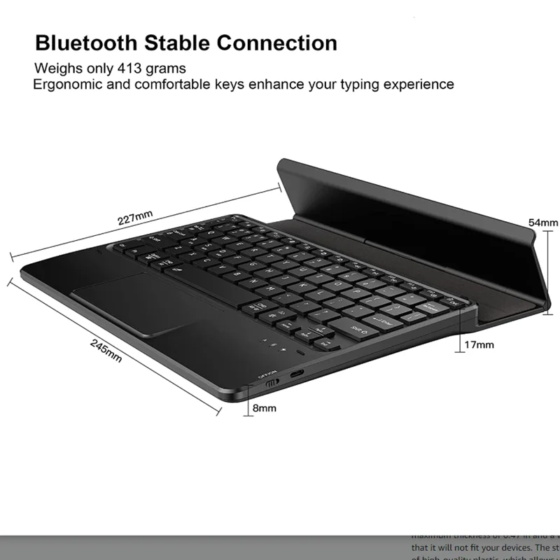 TouchPad Keyboard Bluetooth Backlight For CHUWI HIPad Max / HiPad XPro Tablet pc