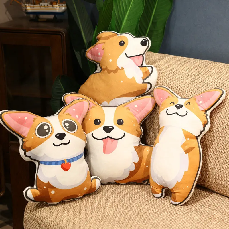 

Cute Soft Corgi Plush Toy Appease Sleeping Pillow Doll Animal Stuffed Birthday Gifts