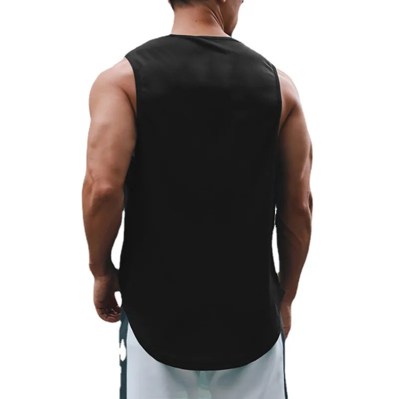 Summer Quick Dry Gym Clothing Mesh Sport Tank Top Men Bodybuilding Sleeveless T Shirt Mens Fitness Stringer Tanktop Running Vest