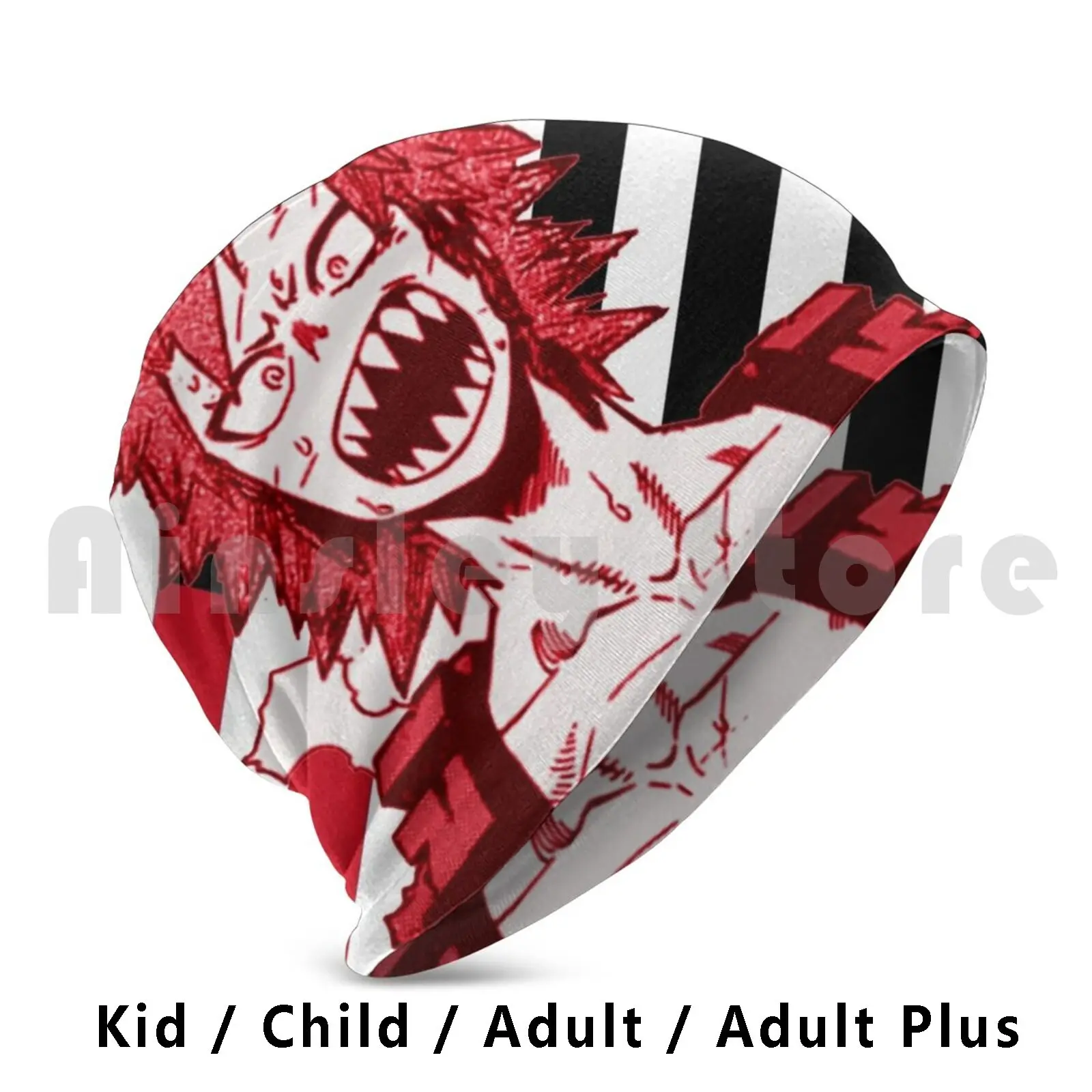 Eijiro Kirishima ( Red Riot ) Plus Ultra Beanies Pullover Cap Comfortable Kirishima Boku No Hero Academia Bnha Anime