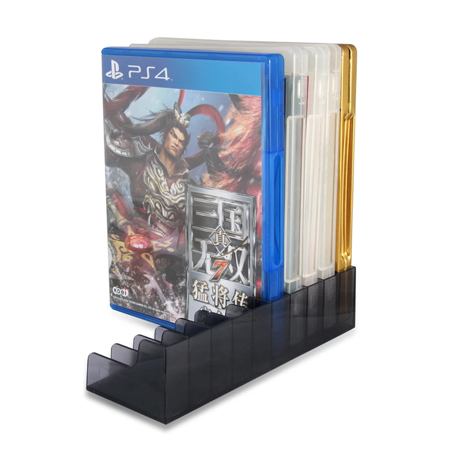 2pcs For PS5 PS4/Slim/Pro10 Game Discs Storage Stand Games Holder Bracket for Sony Playstation 4 Play Station PS 4 Accessories