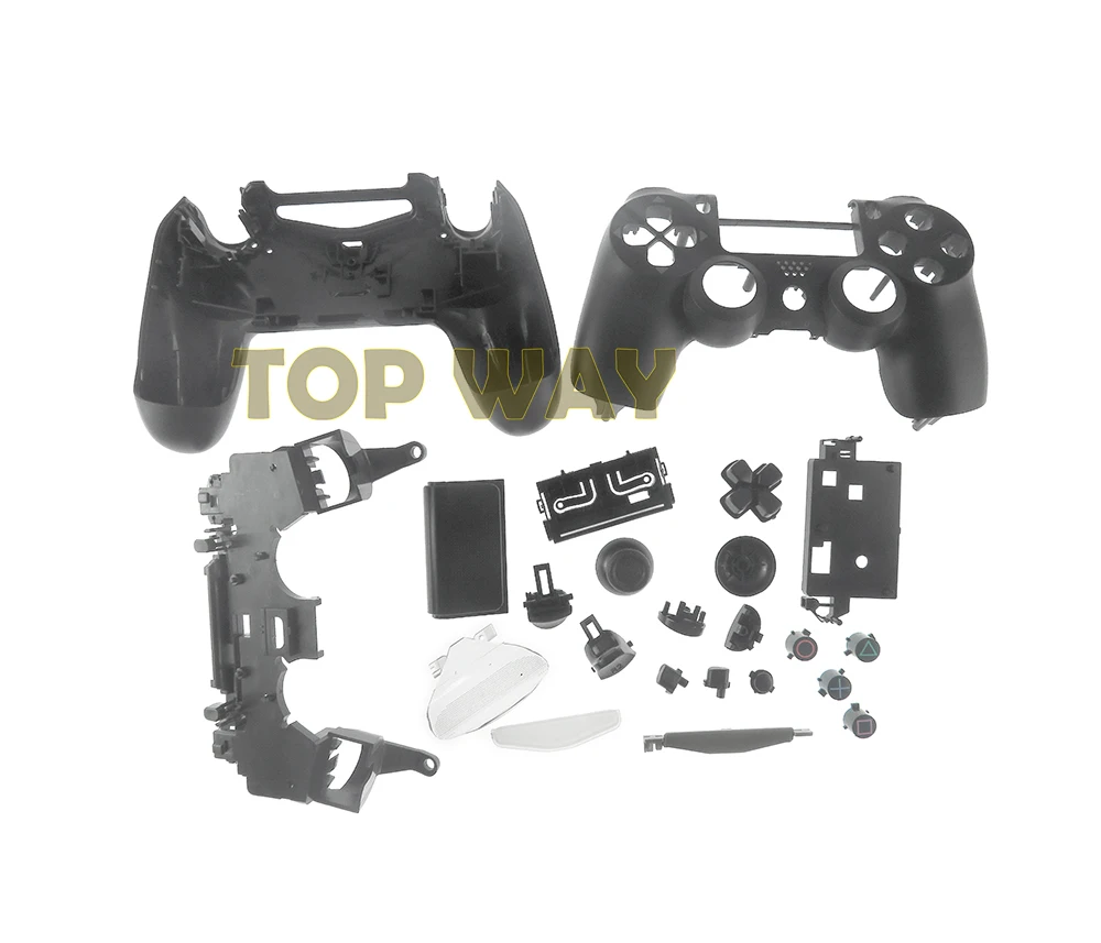 1 قطعة غطاء كامل الإسكان ل PS4 نسخة 5.0 كامل قذيفة تحكم استبدال أجزاء عصا التحكم JDS-050 JDS 055 JDM050