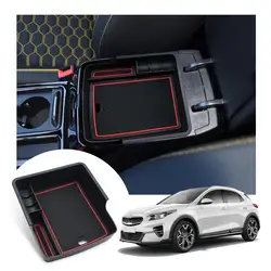 RUIYA Car Armrest Storage Box for XCeed SUV 2020 2021 2022 Central Control Armrest Box Auto Interior XCeed Accessories 2022