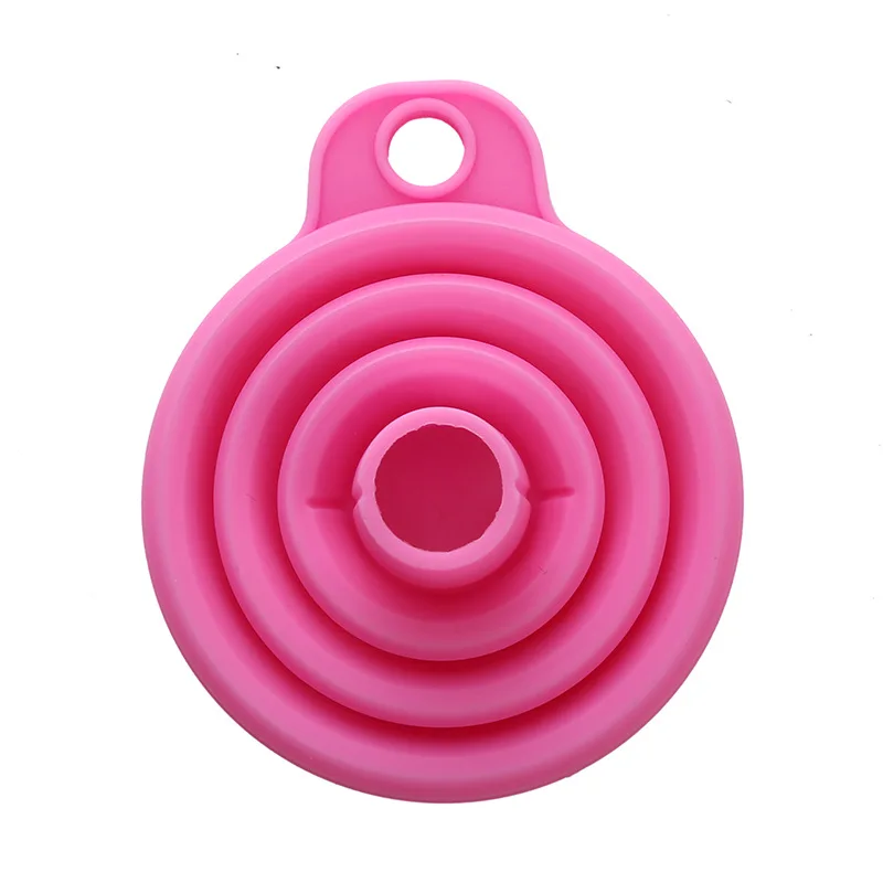 Entonnoir pliable en Silicone, entonnoir Portable pour trémie à carburant, entonnoirs pliables pour bière/huile, outils de cuisine