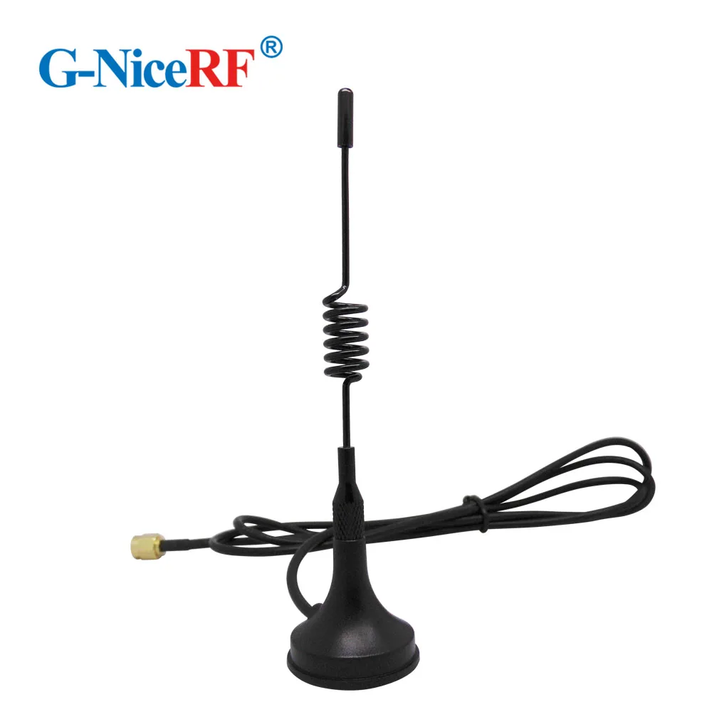 10pcs/lot SMA Head  2.0~3.0dBi Gain 433MHz Sucker Antenna SW433-XP1M For Free Shipping