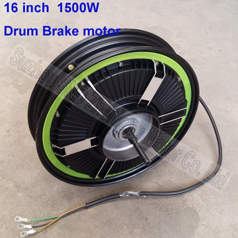 Pedal electric vehicles 16*3.0 or 16*3.5  48V  1500W 16inch  Brushless Non-gear Hub motor