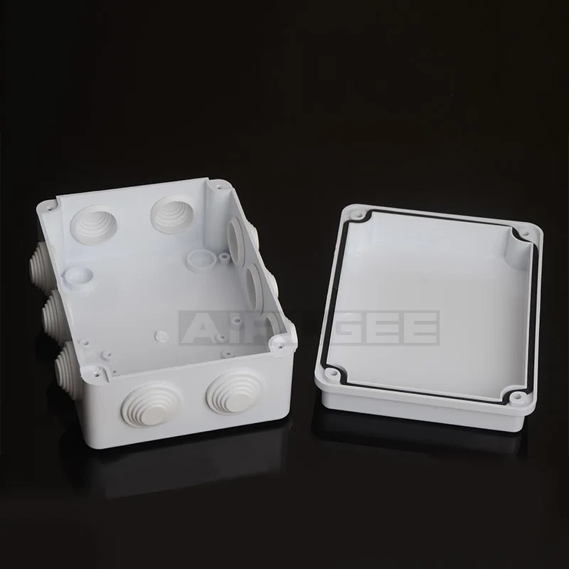 Wholesale ABS Plastic IP65 Waterproof Junction Box DIY Outdoor Electrical Connection Box Cable Branch Box 200x100x70mm