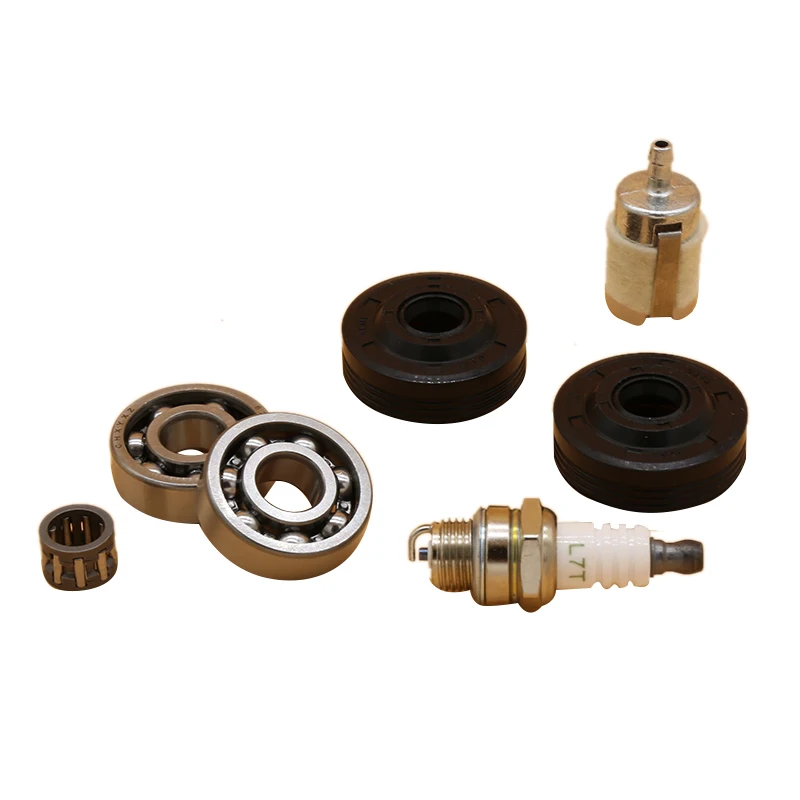 Albero motore Crank Cuscinetti A Sfera Olio Seal Kit Per HUSQVARNA 240 236 235 142 141 136 137 36 41 Giardino Motosega parti