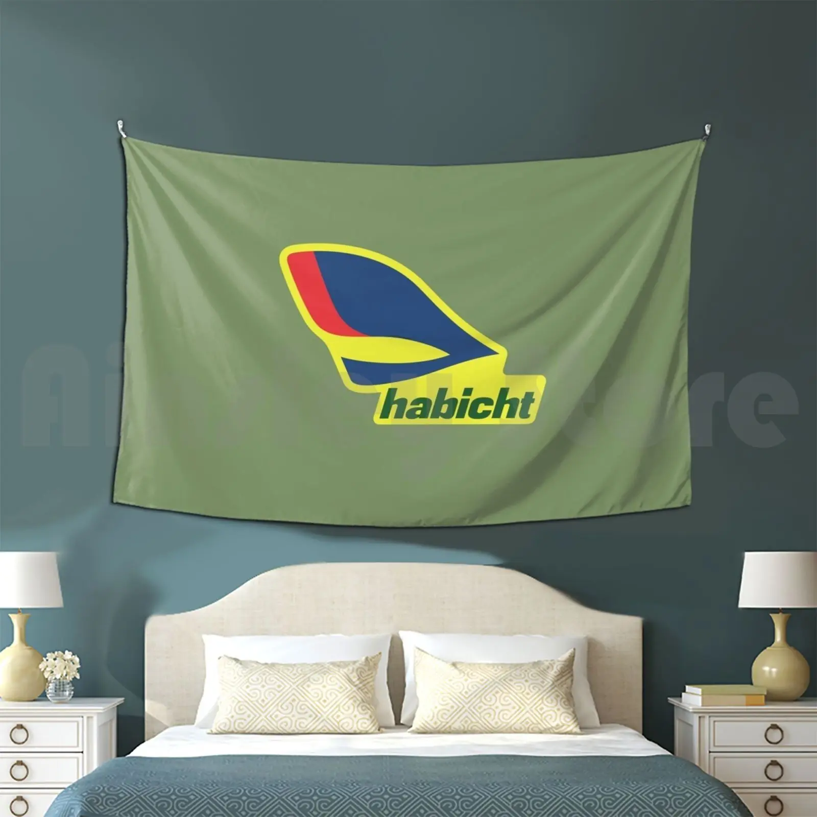 Copy Of Habicht Logo ( V2 Right ) Tapestry Background Wall Hanging Simson Simson Hawk Sr4 Sr4 4 Hawk Simson