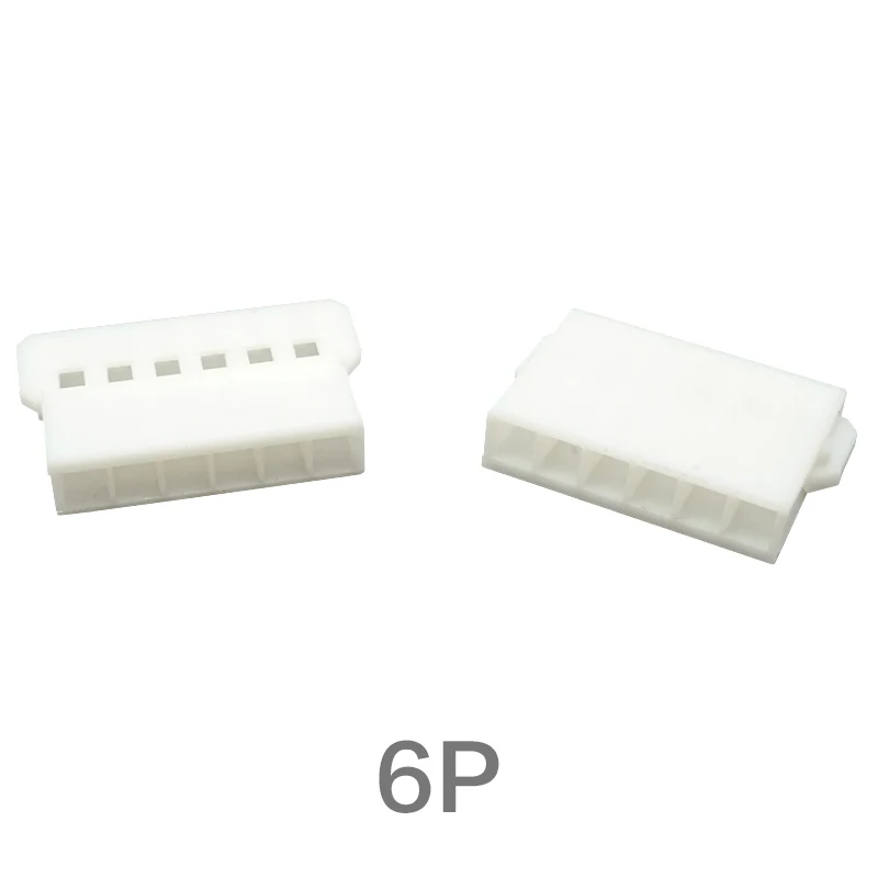 50Pcs MX2.0 Mannelijke Behuizing Air Docking 51006 Rubber Shell Plug 2P/3P/4P/5P/6P Connector