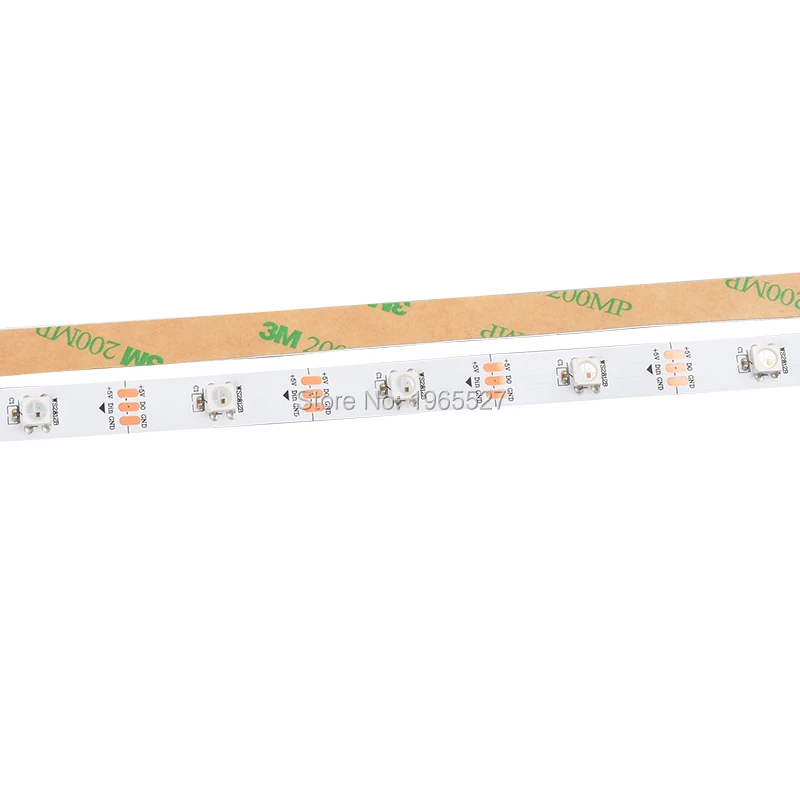 1M 30LEDs/m WS2812B LED Pixel Strip 5050 SMD RGB Addressable Flexible Tape Light Lamp 5V WS2811 White/Black PCB IP20/IP65/IP67