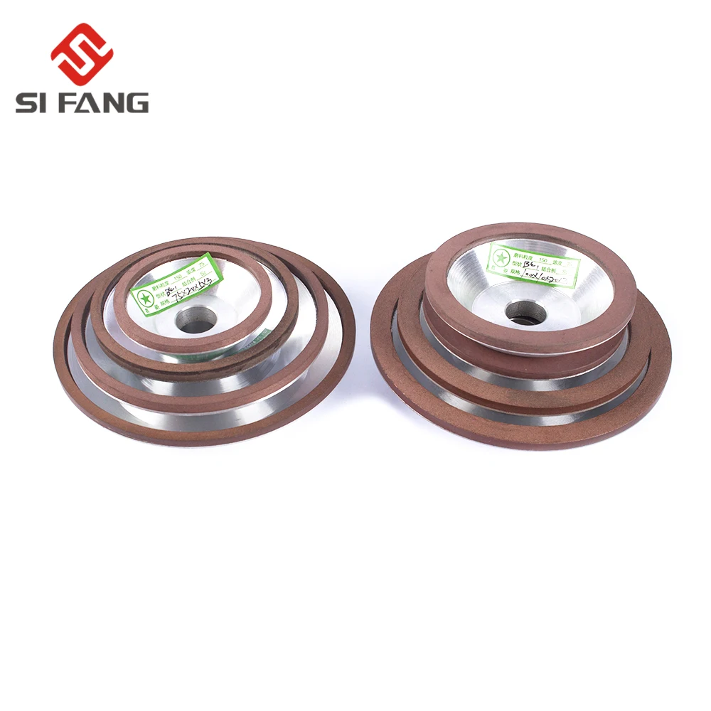 75/100/125/150mm Resin Diamond Grinding Wheel Cup Grinder Disc for Carbide Metal Angle Grinder Tool 120/150/180/240/320/400#