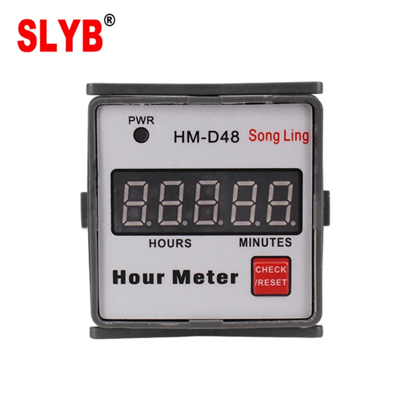 High quality Types of HM-1AC220V Digital Hour Meter HM-D48