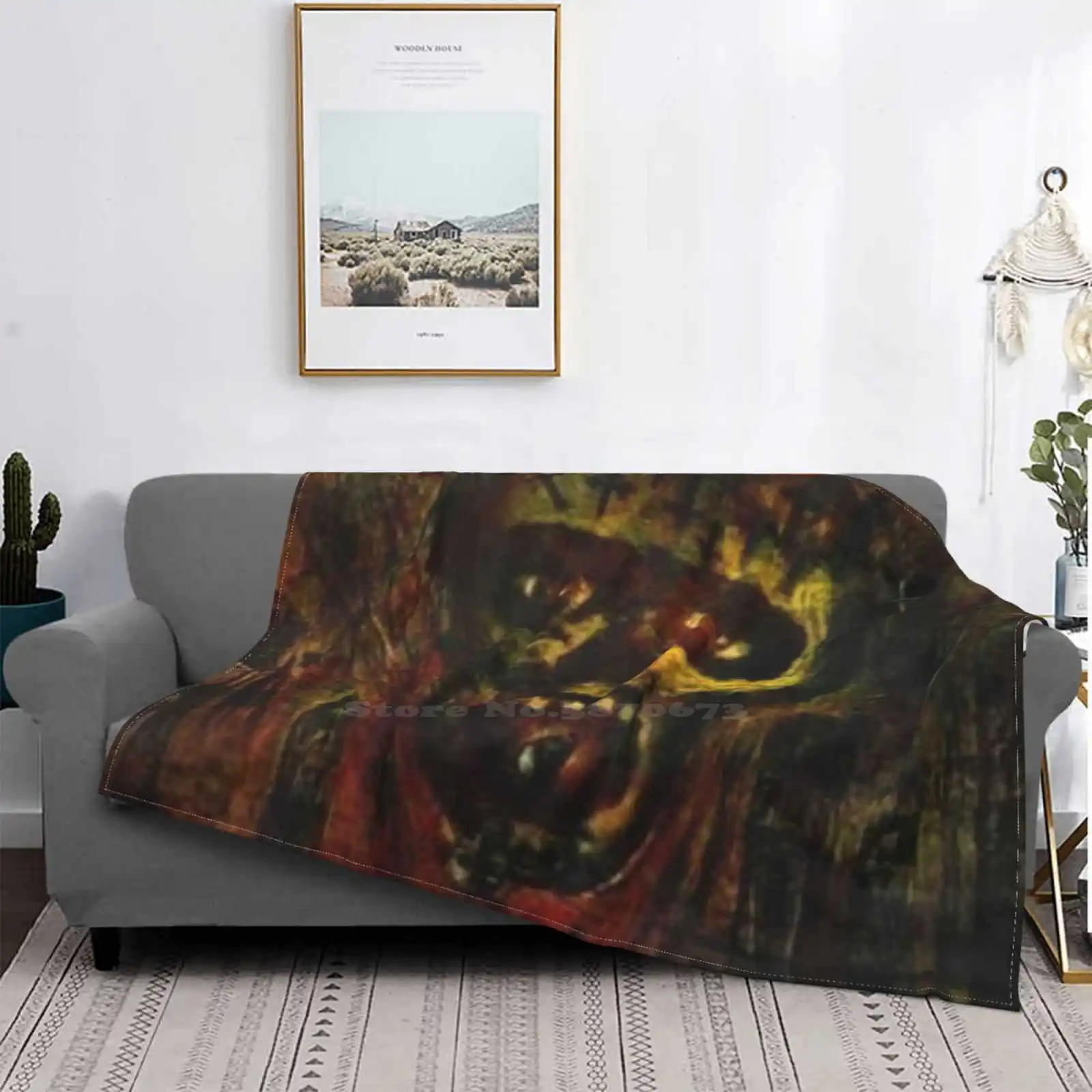 Season In The Abyss Creative Design Light Thin Soft Flannel Blanket Band Music Gig Metal Pantera Green Day Guitar Alice In