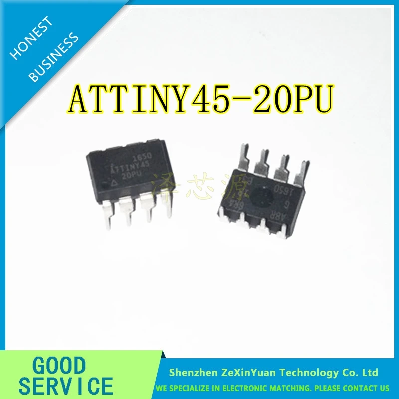 

1PCS ATTINY45-20PU ATTINY45 DIP-8 New original IC In Stock