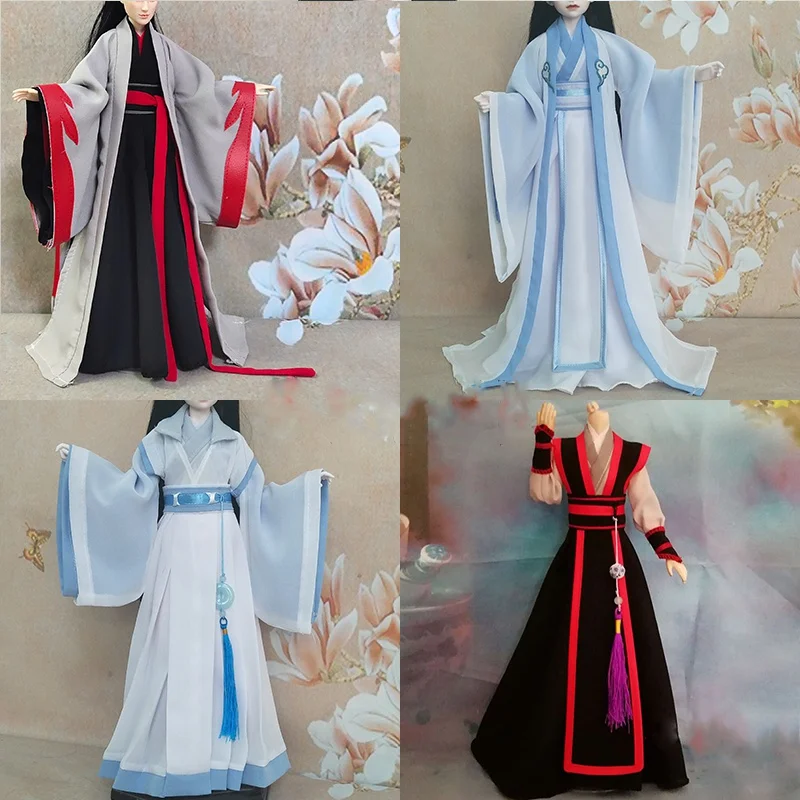 1/6 1/4 1/3 scala BJD o figura vestiti per bambole Costume antico Hanfu per BJD/SD OB27 YOSD MSD SSDF forte zio accessori C0687