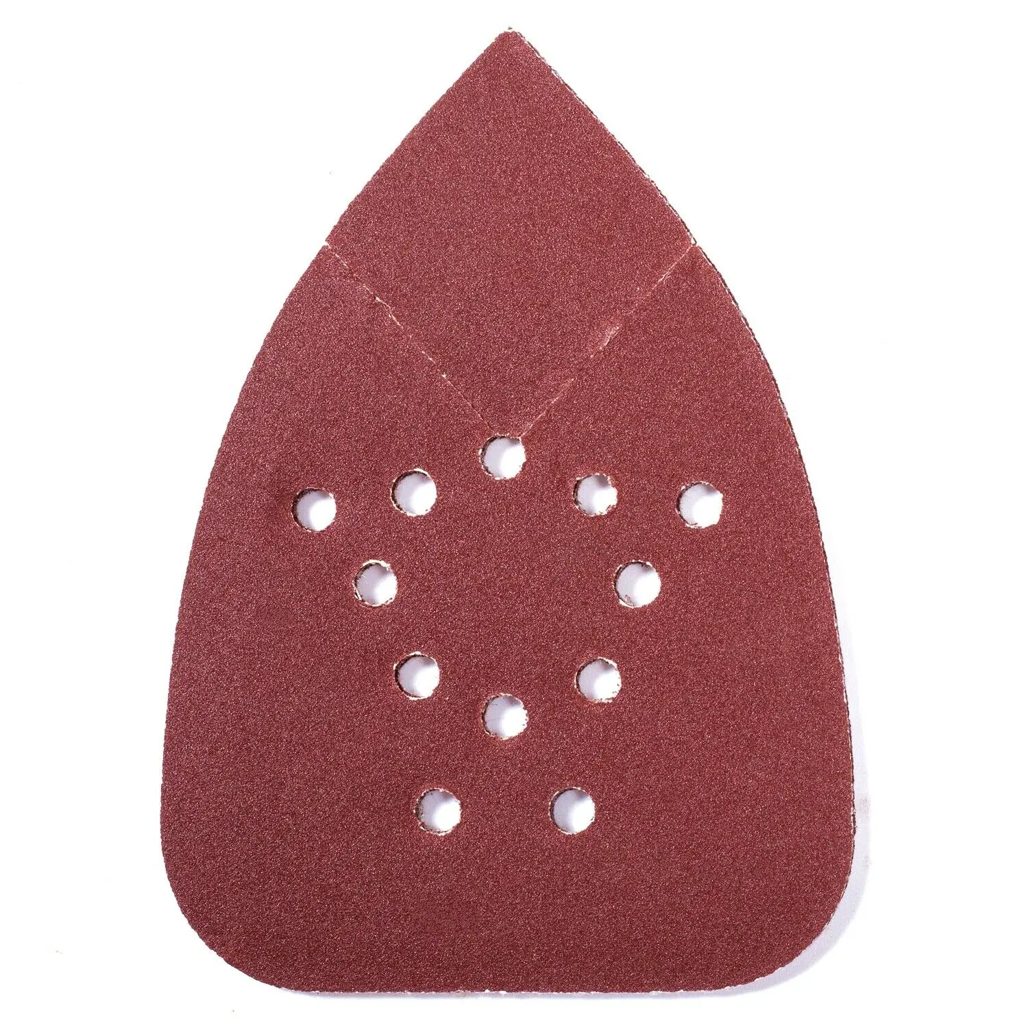 

50PCS Mouse Sanding Pads 12 Holes Hook and Loop Detail Sander Sandpaper 220 Grit