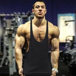 Professional Brand Vest Bodybuilding Clothing Fitness Mens Stringer Gym Tank Top Men Sleeveless Shirt Muscle Singlets