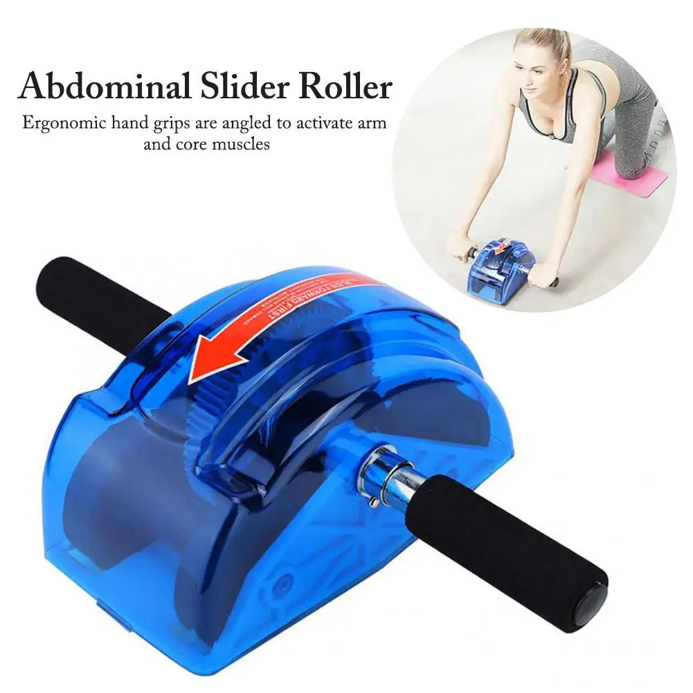 

Abdominal Exercise Roller Four Wheel Muscle Exerciser Fitness Training Equipment For Gym Home