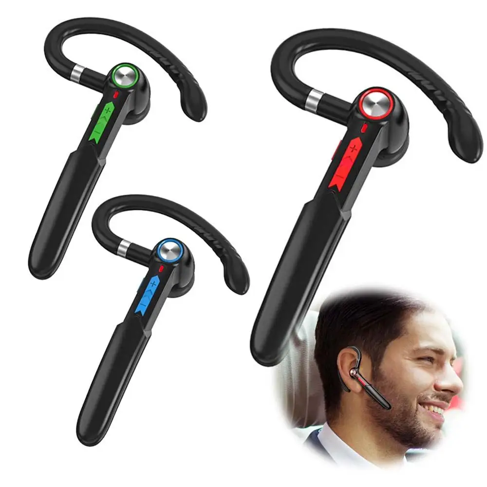 Wireless Earphone Headphone with Microphone Hands free Driving Earbuds Noise Cancelling Headsets for Cell Phone