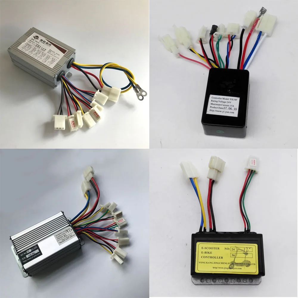 12V 24V 36V 48V 250W 350W 500W 1000W DC Electric Bike Motor Brushed Controller Box for Electric Bicycle Scooter Controller YK31C