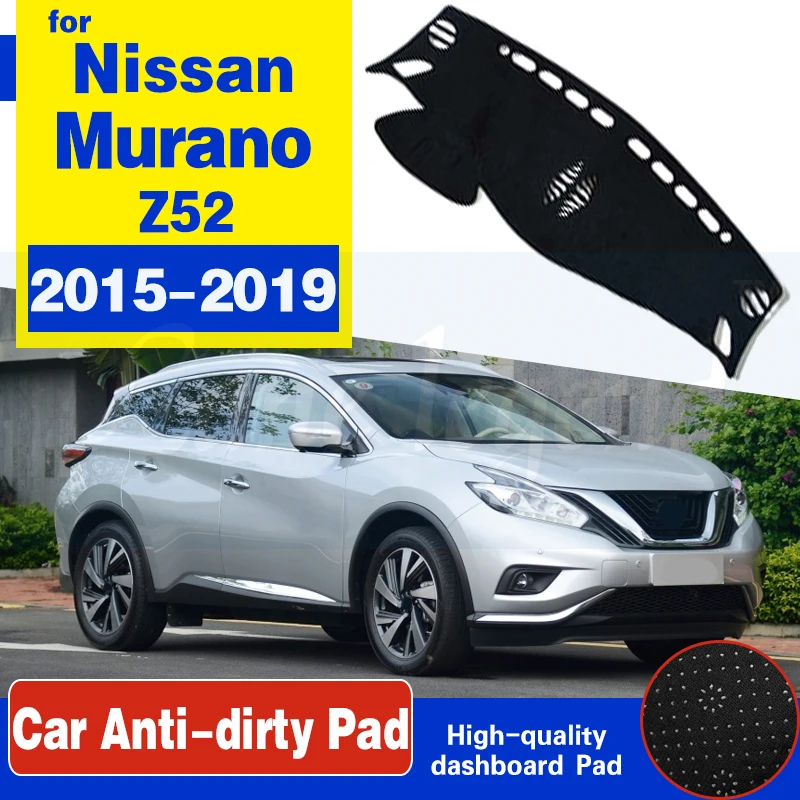 For Nissan Murano Z52 2015 2016 2017 2018 2019 Anti-Slip Mat Dashboard Cover Pad Sunshade Dashmat Protect Carpet Car Accessories