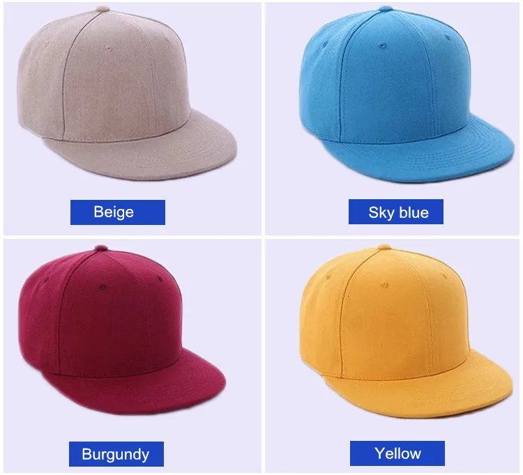 1pc embroidery custom diy logo djustable Flat dad hat Adult men casual cotton Snpaback hats baseball cap Women Golf gorros