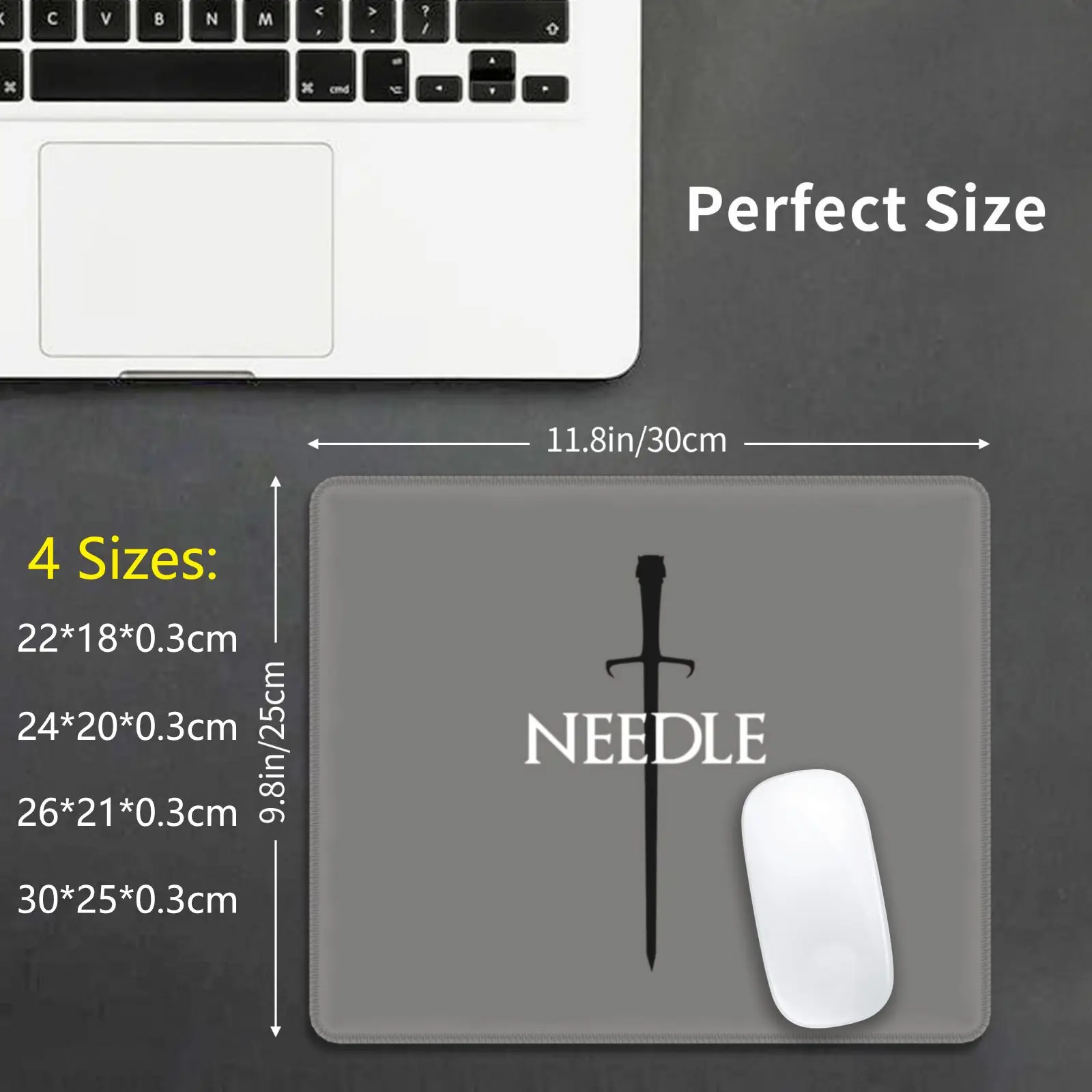 Needle Mouse Pad DIY Print Cushion Needle Sword Serie Cool Fun Tv Freak Inspiration Follower Got