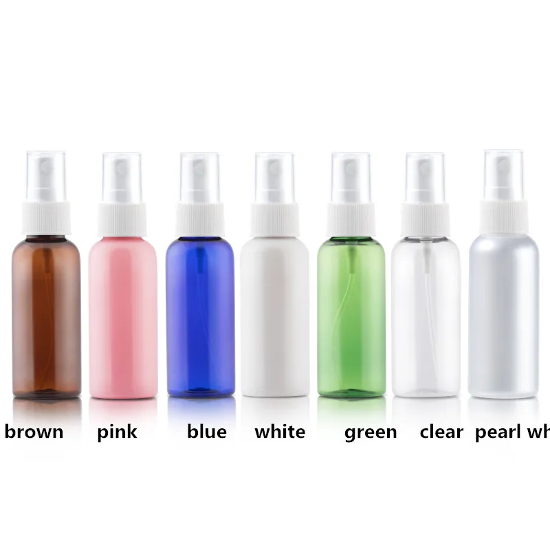 

30/50 pcs 50ml Empty Press Pump Spray Bottle Shampoo Containers bottles Perfum Toner Atomizer Refillable bottle Makeup tube