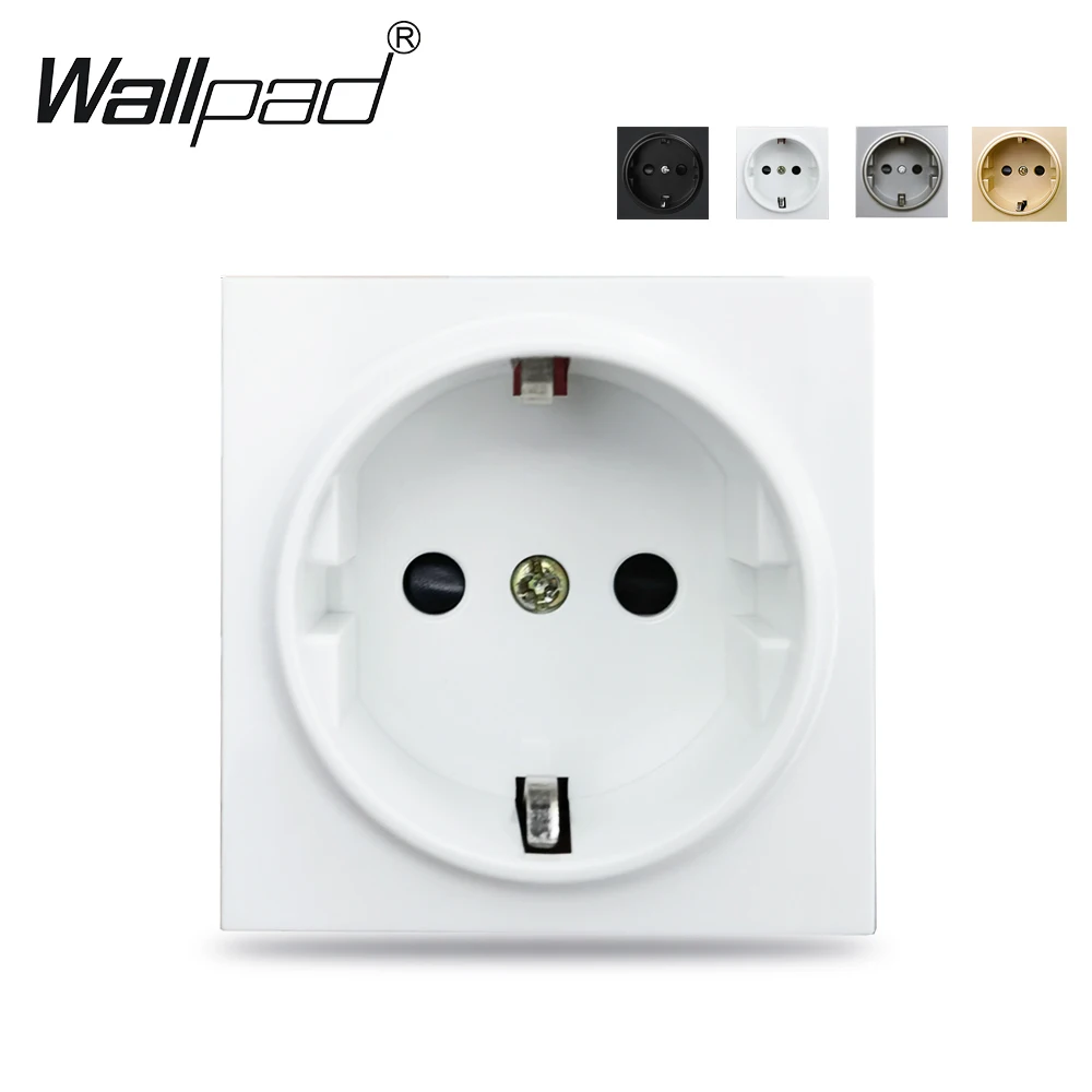 Wallpad EU German Socket Electric Outlet Function Key For Module only 52*52mm