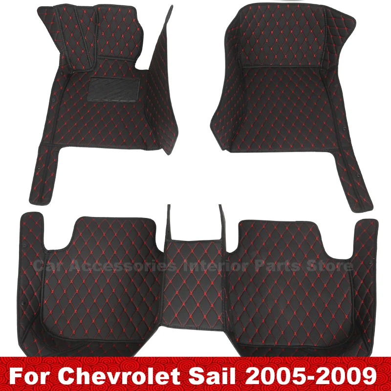 

Автомобильные коврики для Chevrolet Sail 2009, 2008, 2007, 2006, 2005, кожаный ковер, под заказ, автостайлинг, накладки на ножки, аксессуары для салона автомобиля