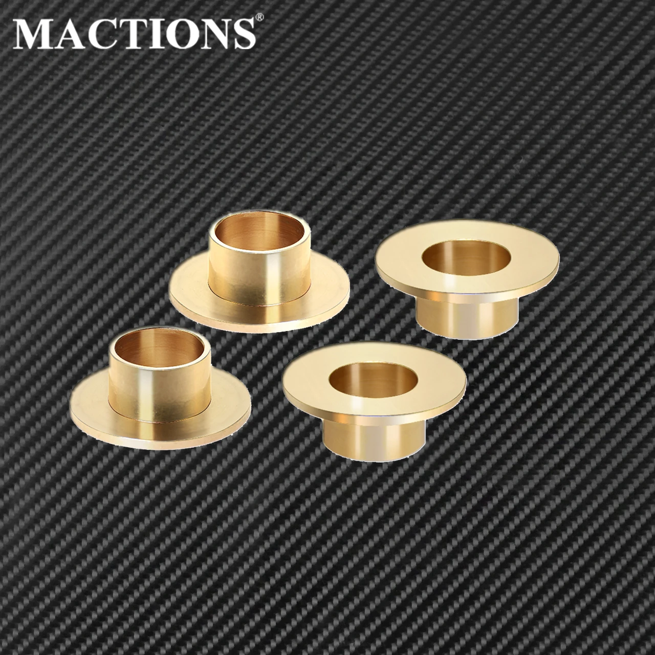 Motorcycle CNC Pedal Shift Brake Lever Bushings Brass Alloy 4PCS Bronze For Victory Vision Magnum Country 1996-2015 2016 2017