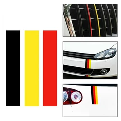 Juego de pegatinas de rayas para coche, accesorios de calcomanías con bandera de Alemania, PET, para Audi, BMW, VW, Volkswagen, Universal, 1 Juego