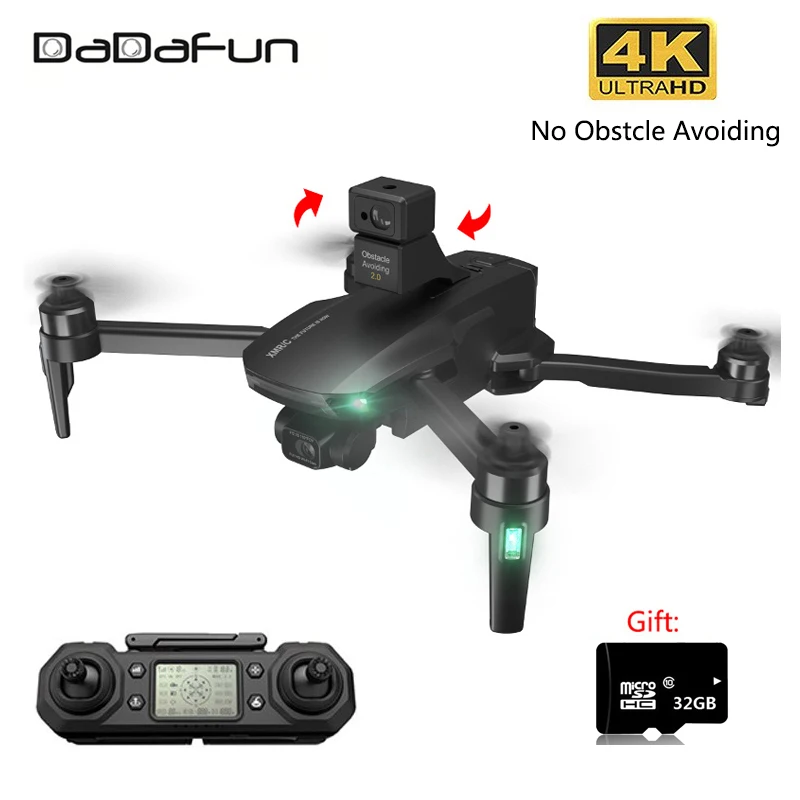 

Дрон Dadafun M9 с GPS, 4K HD-камерой, лазерным обходом препятствий, FPV, профессиональный Радиоуправляемый квадрокоптер, бесщеточный двигатель, 1200 м