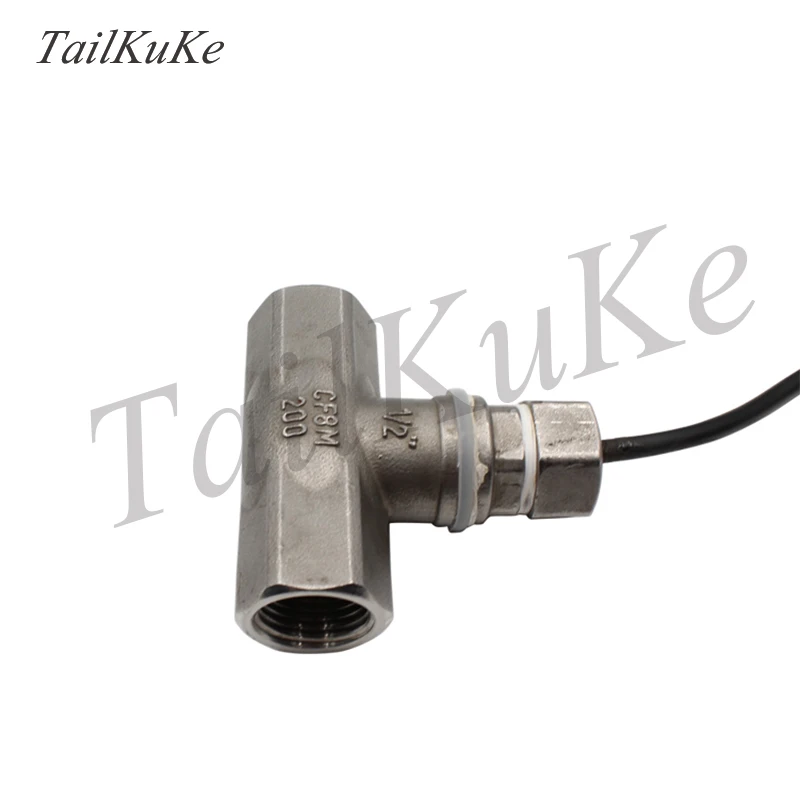 4-minute Stainless Steel Flow Induction Switch Flow Sensor Switch Magnetic Induction Switch TS-DN15