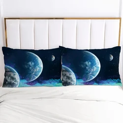 Galaxy Pillow cover Pillow case Bedding Pillowcase Pillowcovers decorative for home 3D 50x75 50x70 Black dark