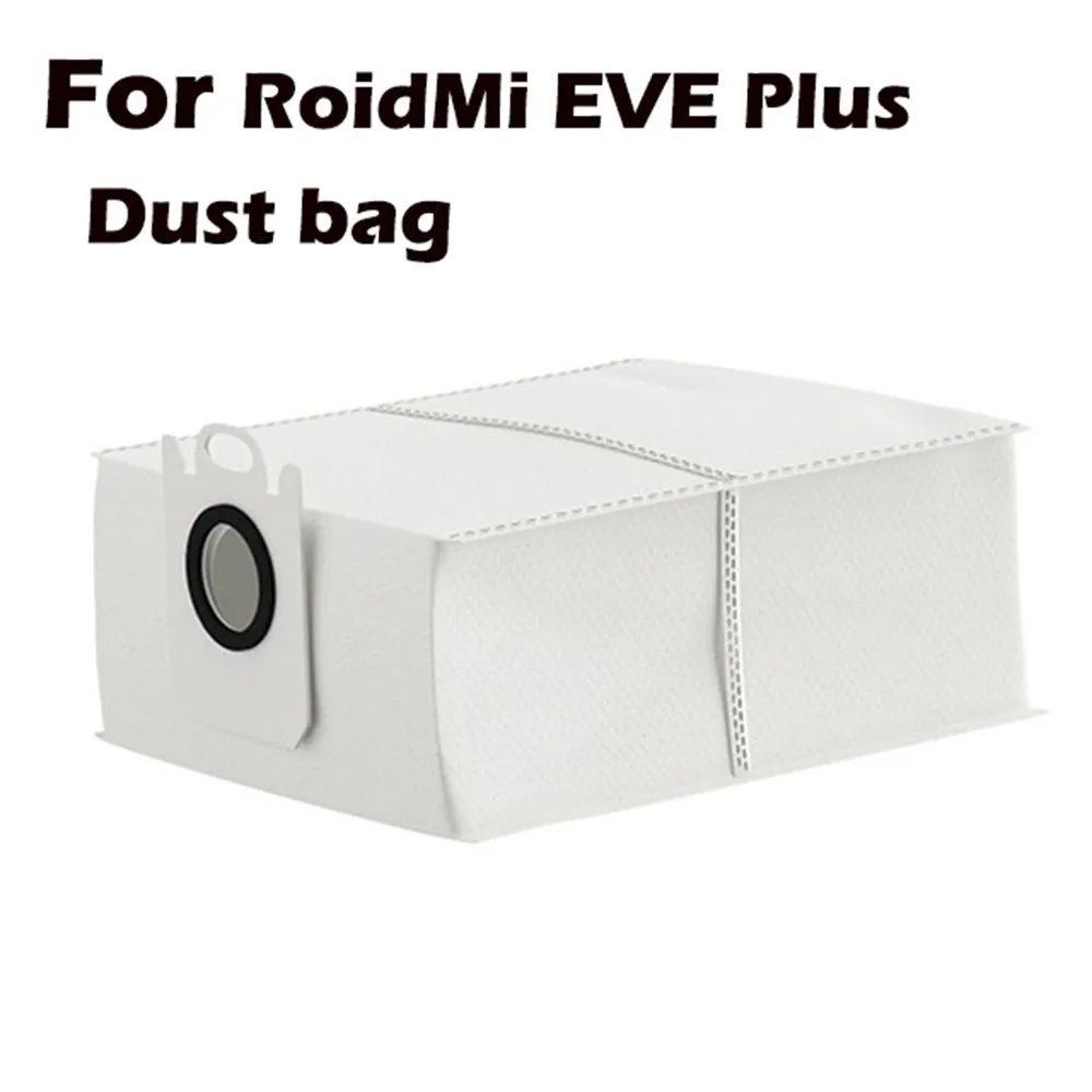 For XiaoMi RoidMi EVE Plus Dust Bags Robot Vacuum Cleaner Garbage Storage Bag Replacement Professional  Spare Parts Accessories