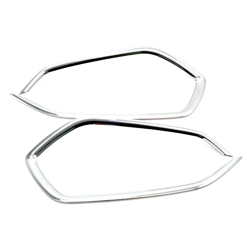 For Hyundai Tucson 2015 2016 2017 2018 Car Front Fog Light Cover Trim ABS Chrome Head Foglight Lamp Frame Styling Accessories