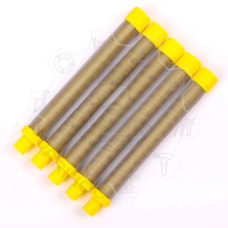 Imagem -04 - Filtro de Pistola de Pulverizador de Pintura Mal Ventilada Parafuso de Filtro em tipo de Filtro de Arma 10 Peças 30 60 100 150 Malha para Pistola de Pulverizador de Pintura Titã