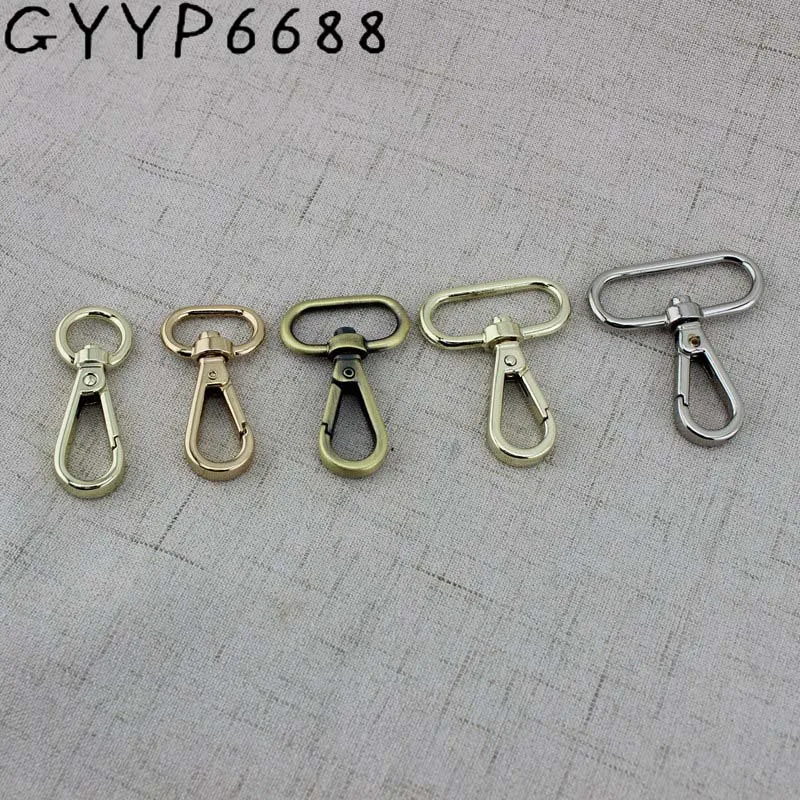 30PCS High Quality Swivel Dog Buckle Handbag hardware Metal Clasp For bag Trigger Snap Hook Buckle Luggage DIY Accessories