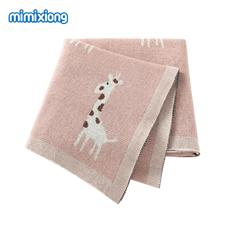 Baby Blankets Newborn Bebes Swaddle Wrap Cotton Knitted Infantil Boys Girls Crib Blanket Super Soft Toddler Outdoor Palying Mats