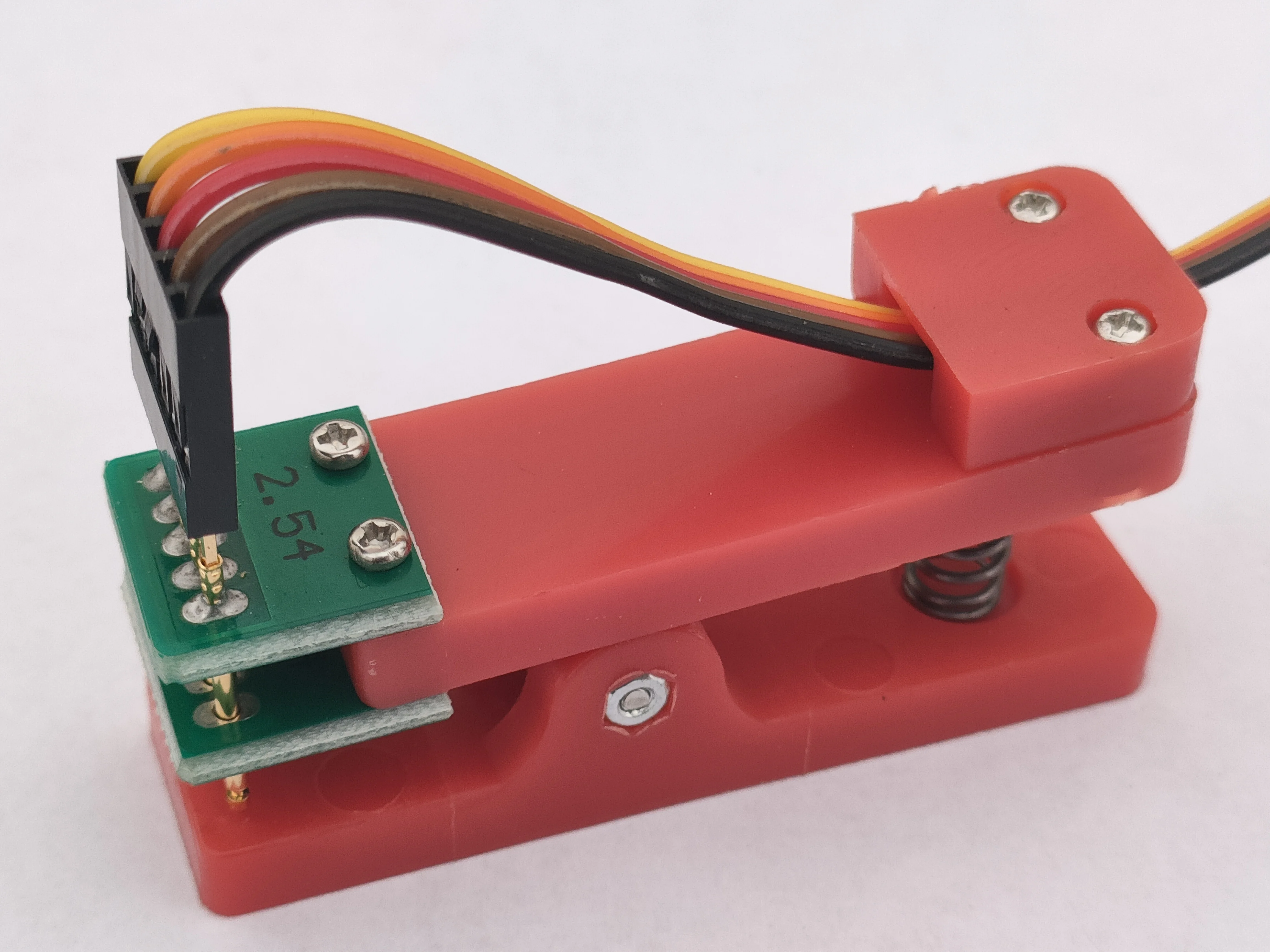 Soporte de prueba para programación PCB, accesorio de prueba, accesorio de sonda, descarga, programación, 2,54, 2,0, 1,27